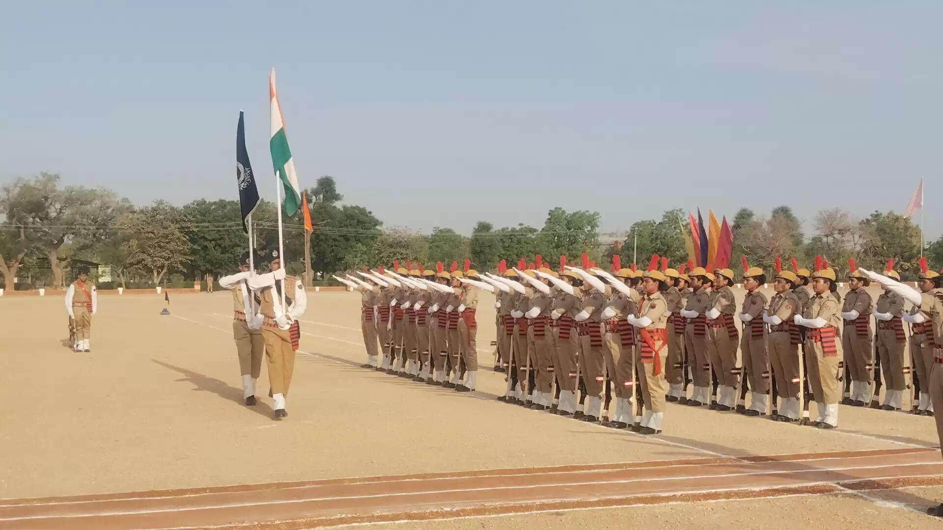 आरपीटीसी में दीक्षांत परेड समारोह : नव आरक्षी प्रशिक्षुओं ने ली देश सेवा की शपथ