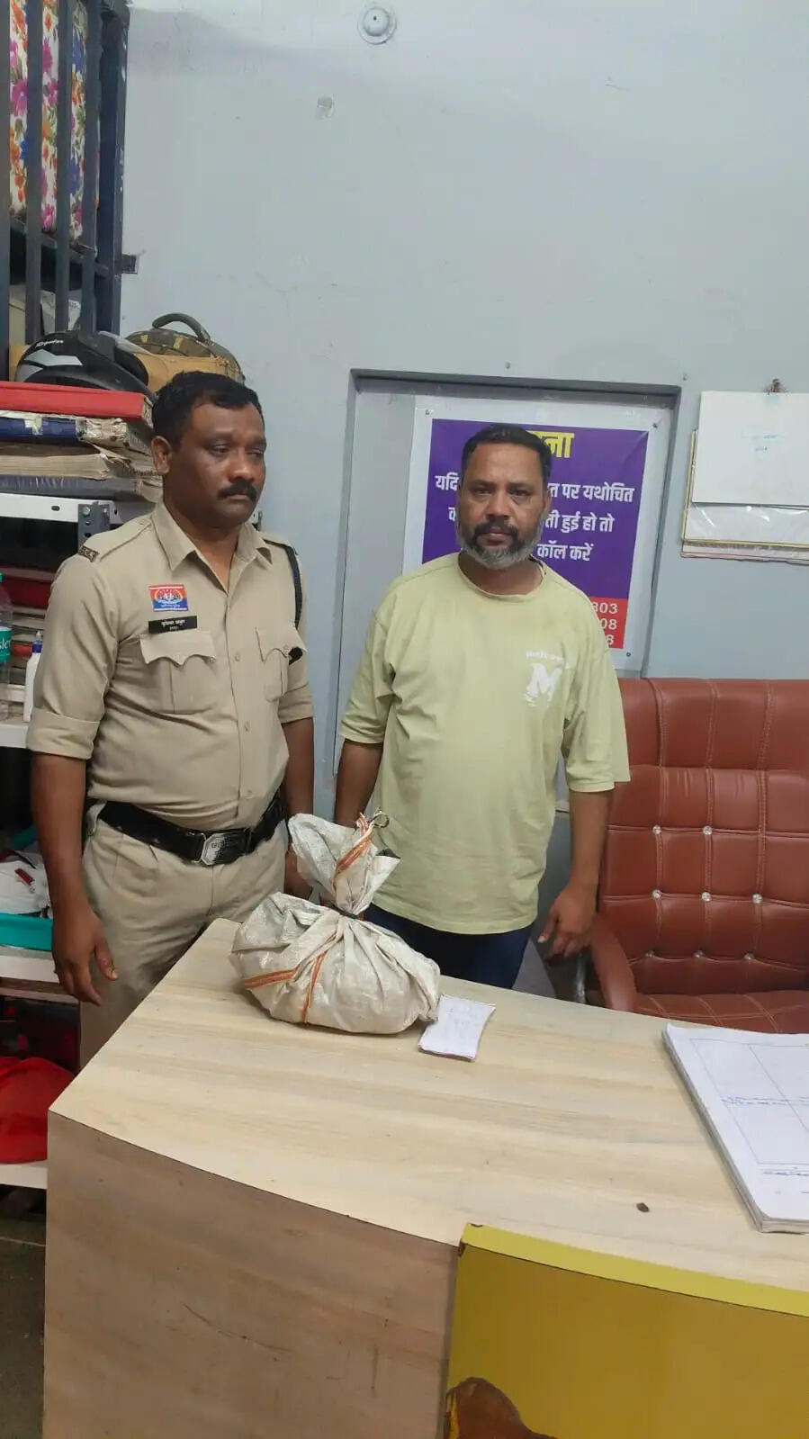 रायपुर में 33 किलो से अधिक गांजा जब्त, महिला सहित चार आरोपित गिरफ्तार