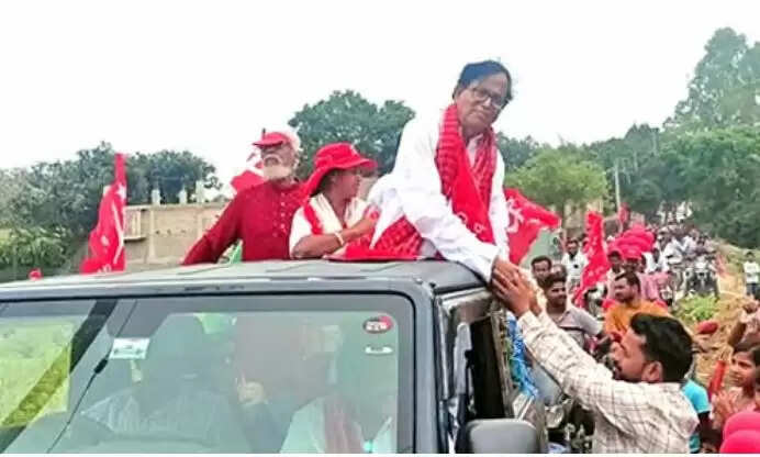 चुनाव 26 : हेमताबाद में वाम का शक्ति प्रदर्शन, जमीनी हकीकत पर सवाल