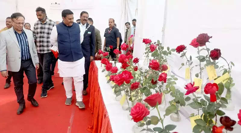 भोपालः दो दिवसीय 45वीं अखिल भारतीय गुलाब प्रदर्शनी का हुआ भव्य शुभारंभ