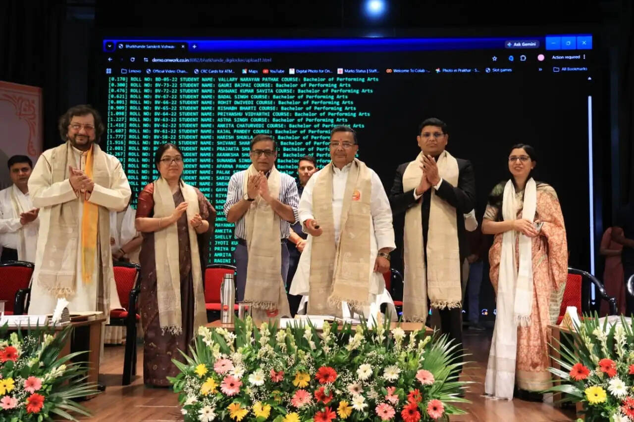 भातखंडे संस्कृति विश्वविद्यालय का 16वां दीक्षांत समारोह संपन्न, 255 पदकों के साथ गूंजा संस्कृति का स्वर