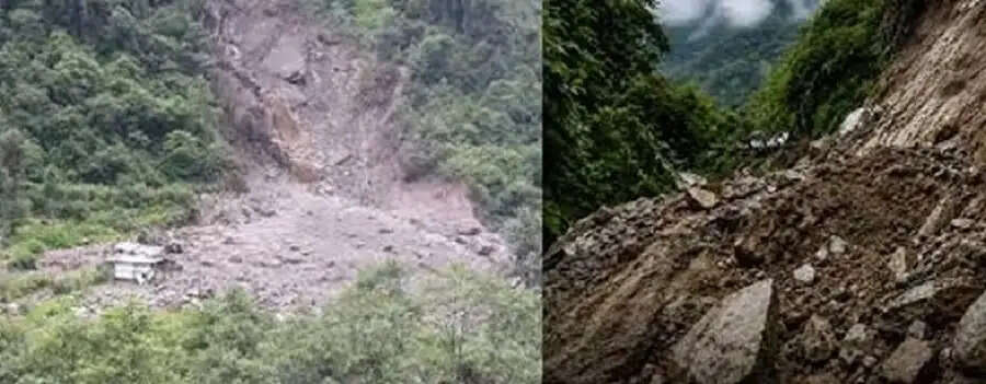 अरुणाचल के अपर सियांग में भूस्खलन, भाजपा नेता व पत्नी और साली की मौत