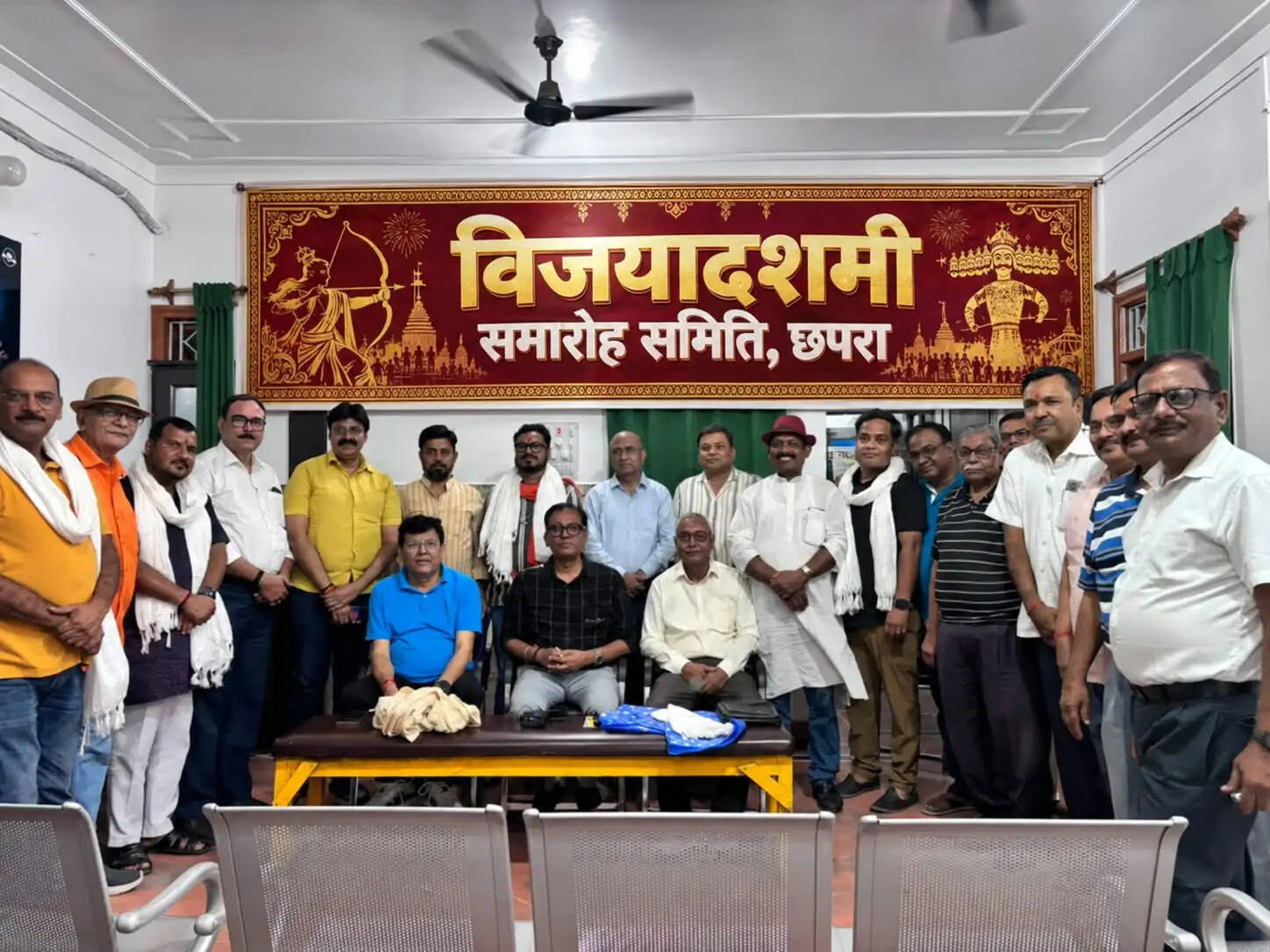 छपरा में विजयादशमी समारोह समिति की हुई बैठक, 60 फीट का रावण 55 फीट का मेघनाथ होगा मुख्य आकर्षण