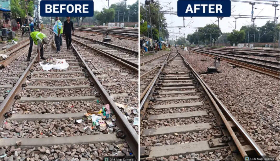 पश्चिमी दिल्ली में 25 वार्डों में चला व्यापक स्वच्छता अभियान, तीन किलोमीटर रेलवे ट्रैक से हटाया कूड़ा