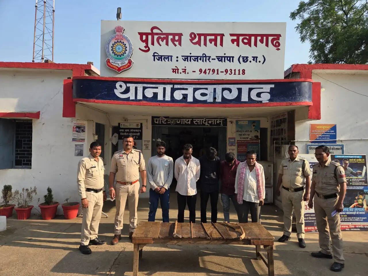 जांजगीर-चांपा पुलिस ने किया पुरानी रंजिश में दो पक्षों के 10 आरोपित गिरफ्तार