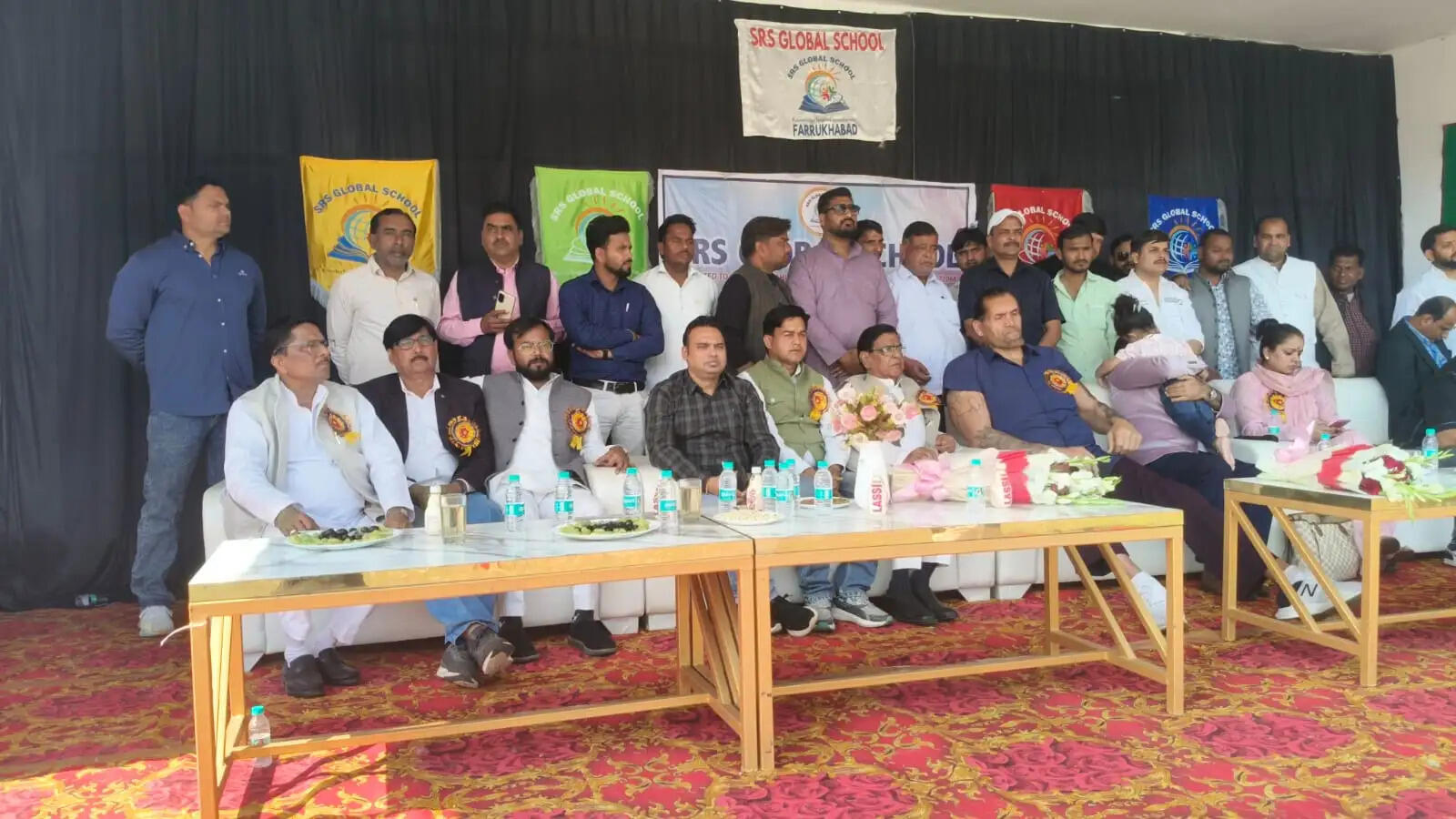 एसआरएस स्कूल के वार्षिकाेत्सव में पहुंचे ग्रेट खली ने युवाओं काे रील के स्थान पर बॉडी बनाने की दी नसीहत