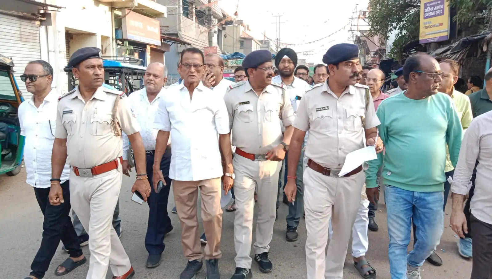 रामनवमी को लेकर कुल्टी में निकाली गई सौहार्द रैली