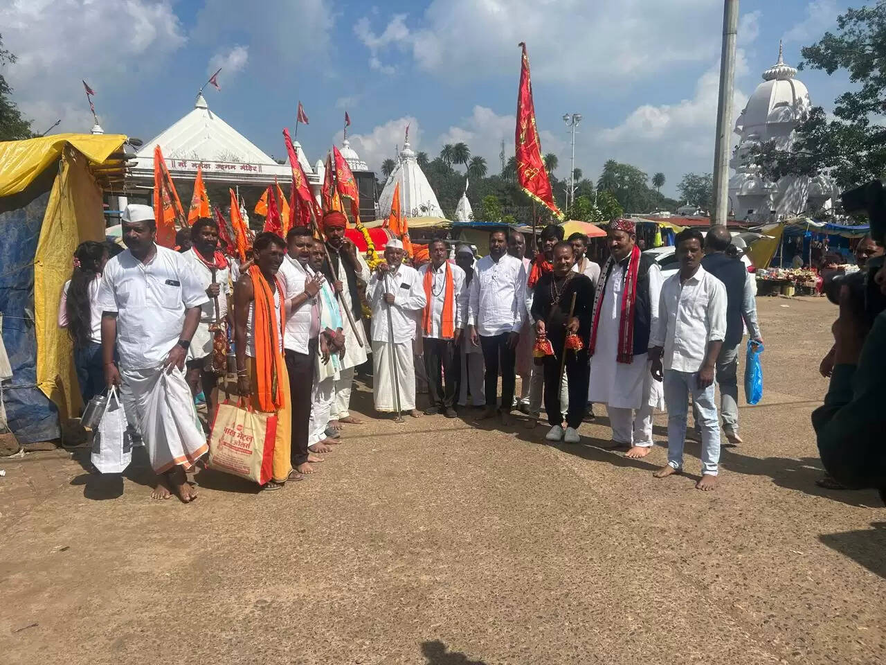 अनूपपुर: सात दिवसीय पंचकोशी मेंकल धाम परिक्रमा नर्मदा उद्गम स्थल से पूजन-अर्चन के साथ प्रारंभ