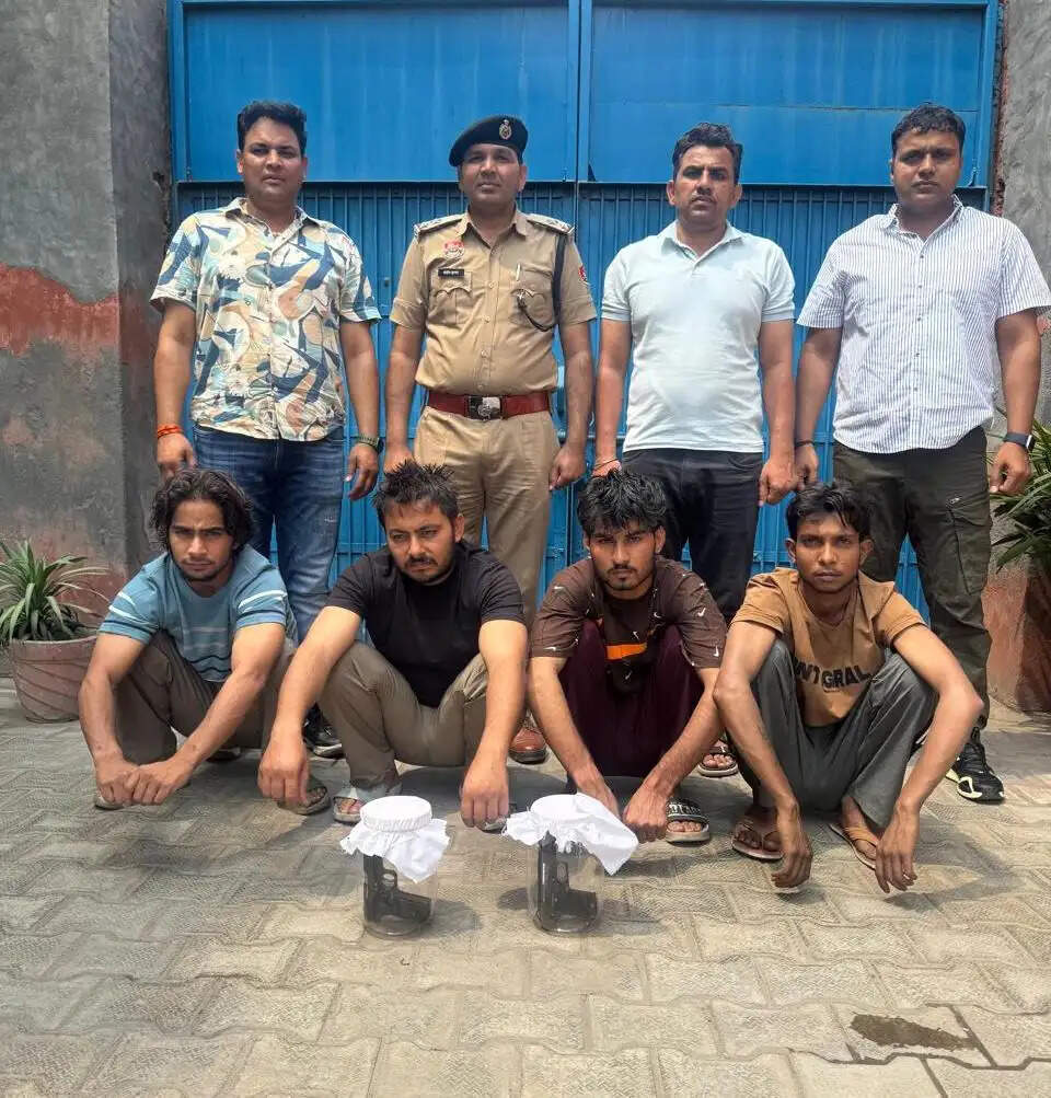 पानीपत: अवैध हथियारों सहित चार आरोपी गिरफ्तार