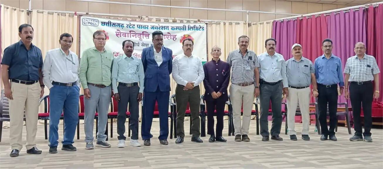 एचटीपीएस से सेवानिवृत्त हुए अधीक्षण अभियंता व तीन कर्मचारियों को दी गई भावपूर्ण विदाई