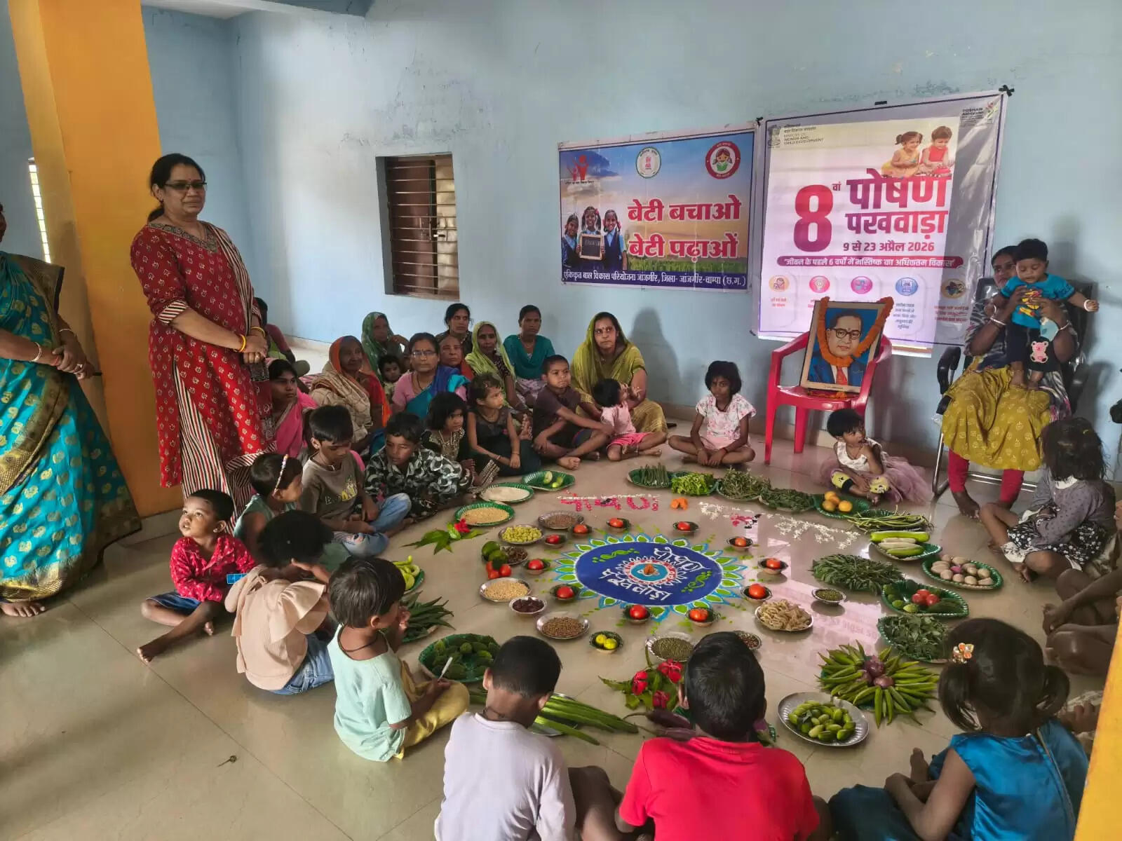 आंगनबाड़ी केंद्रों में बाल मैत्री कार्यक्रम का हुआ आयोजन