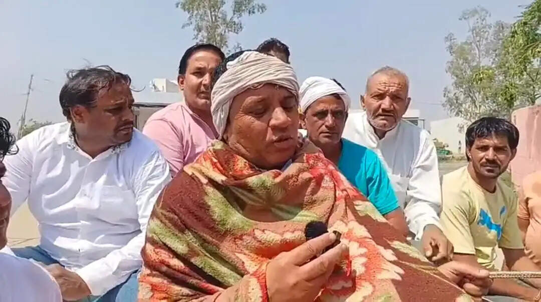 बैल बुग्गी में फसल लेकर पहुंचा किसान, मंडी में बना आकर्षण का केंद्र