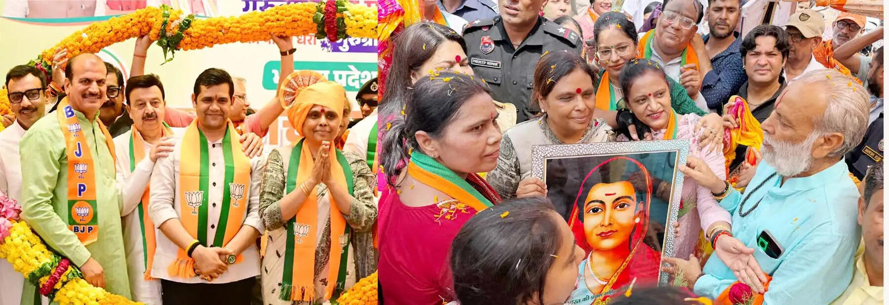 प्रदेश अध्यक्ष बनकर पहली बार गुरुग्राम में पहुंची डा. अर्चना गुप्ता का भव्य स्वागत