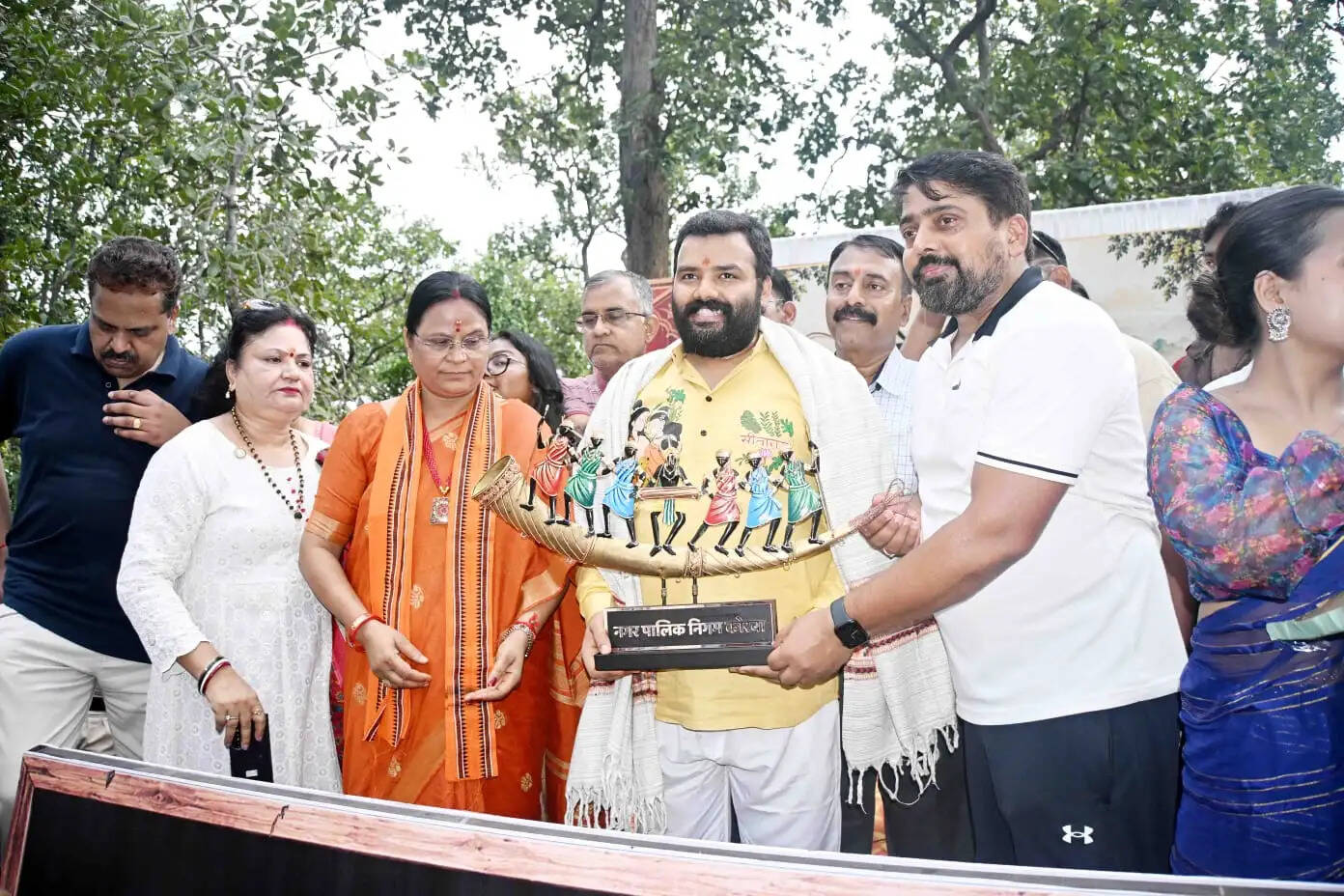कोरबा में 13 किलोमीटर की वाॅकथान से दिया स्वच्छता, पर्यावरण संरक्षण और अध्यात्म का संदेश