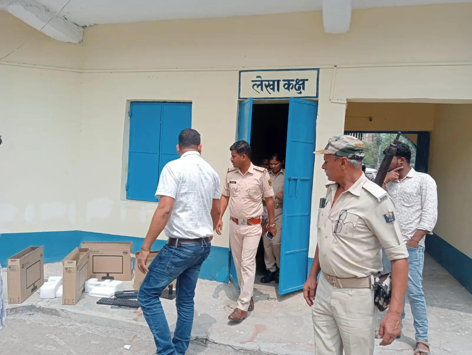 बीआरसी में अज्ञात चोरों ने चोरी की घटना को दिया अंजाम