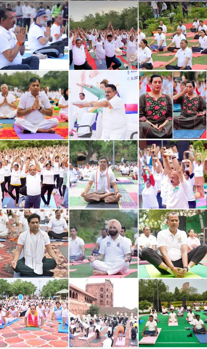 दिल्ली भाजपा ने सभी 256 मंडलों में किया सामूहिक योग दिवस कार्यक्रमों का आयोजन