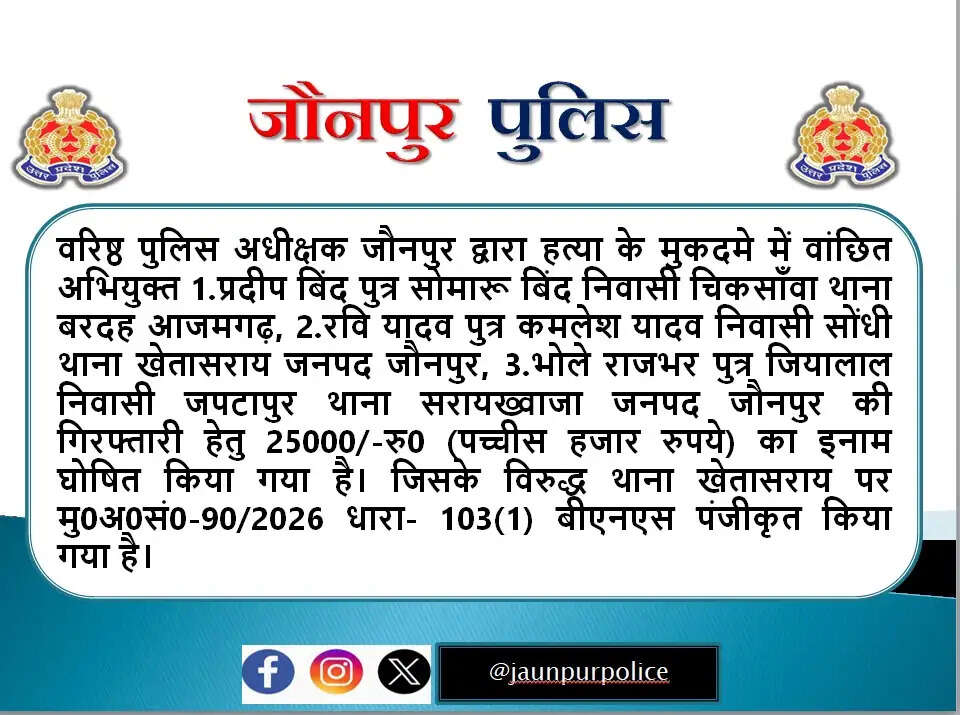 दूल्हे की हत्या में फरार आरोपितों पर इनाम घोषित,तलाश में जुटी पुलिस