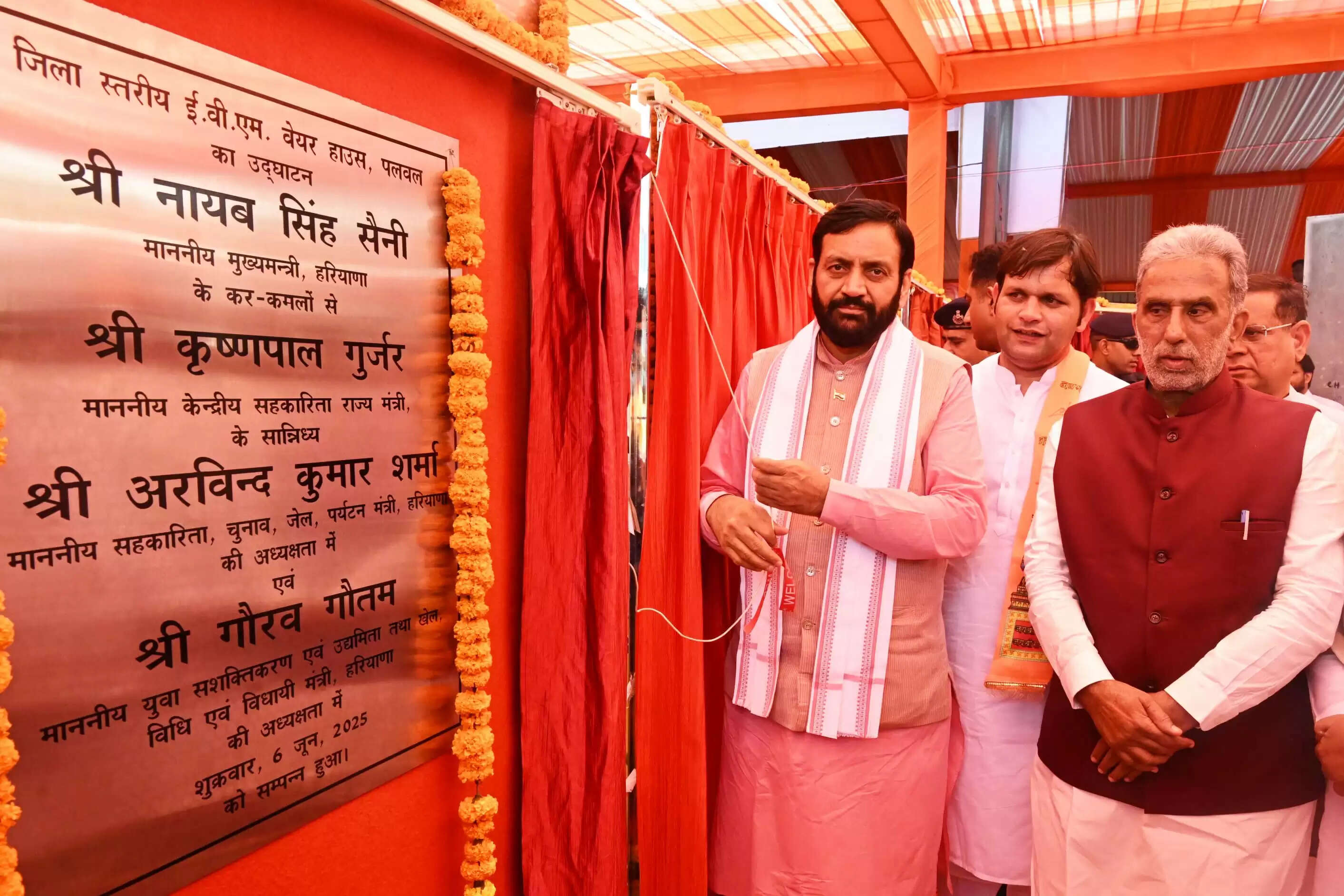 पलवल भरेगा विकास की नई उड़ान: मुख्यमंत्री ने की 152 करोड़ रुपये की परियोजनाओं की घोषणा