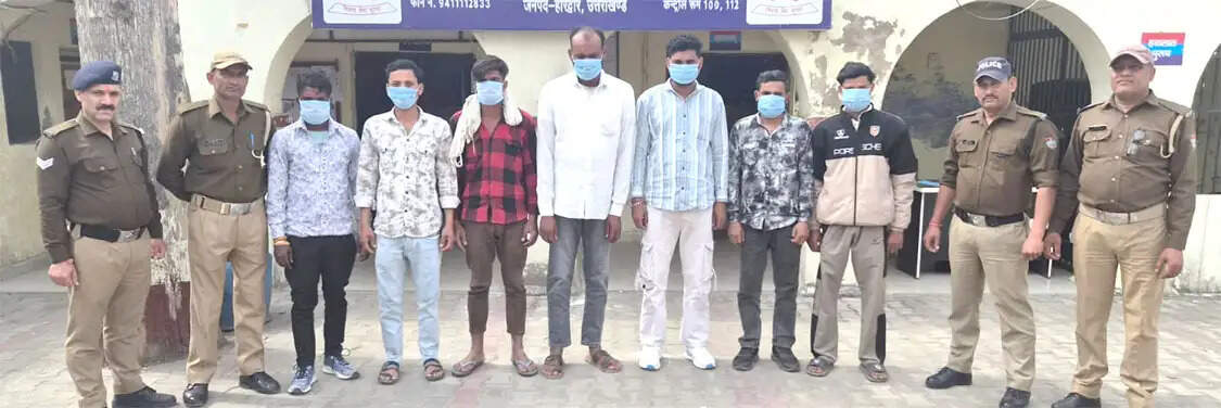 गोवंश के साथ क्रूरता पर सात आराेपित गिरफ्तार