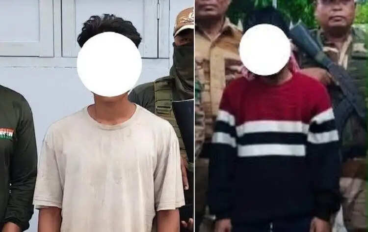 मणिपुर में सुरक्षा बलों की दो अलग-अलग कार्रवाई, दो उग्रवादी संगठन के सक्रिय कैडर गिरफ्तार