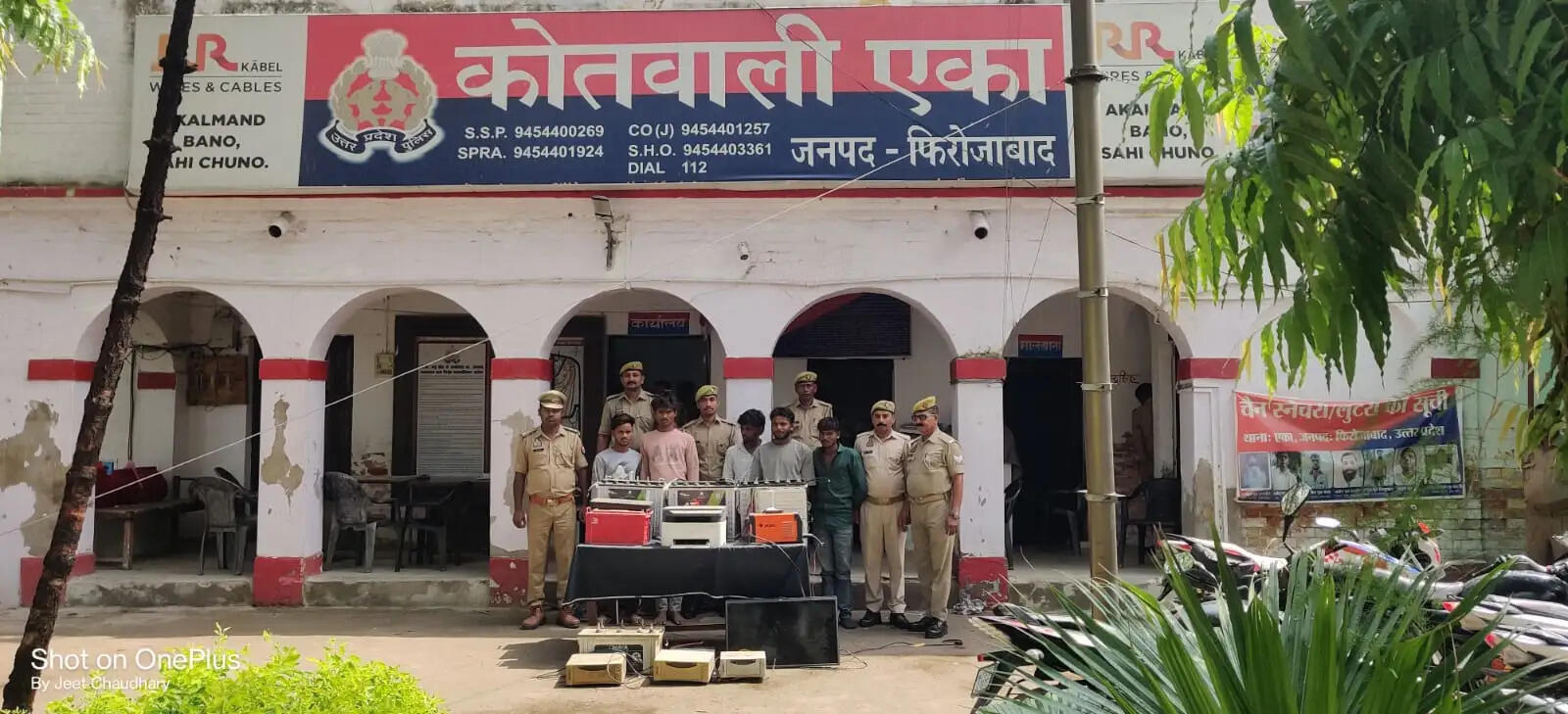अन्तरजनपदीय चोरी करने वाले गिरोह के पांच अभियुक्त गिरफ्तार