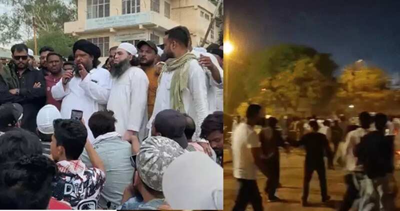 भोपाल में मुस्लिम युवक से मारपीट के विरोध में रातभर मचा बवाल, भीड़ ने किया पथराव, पुलिस ने छोड़े आंसू गैस के गोले