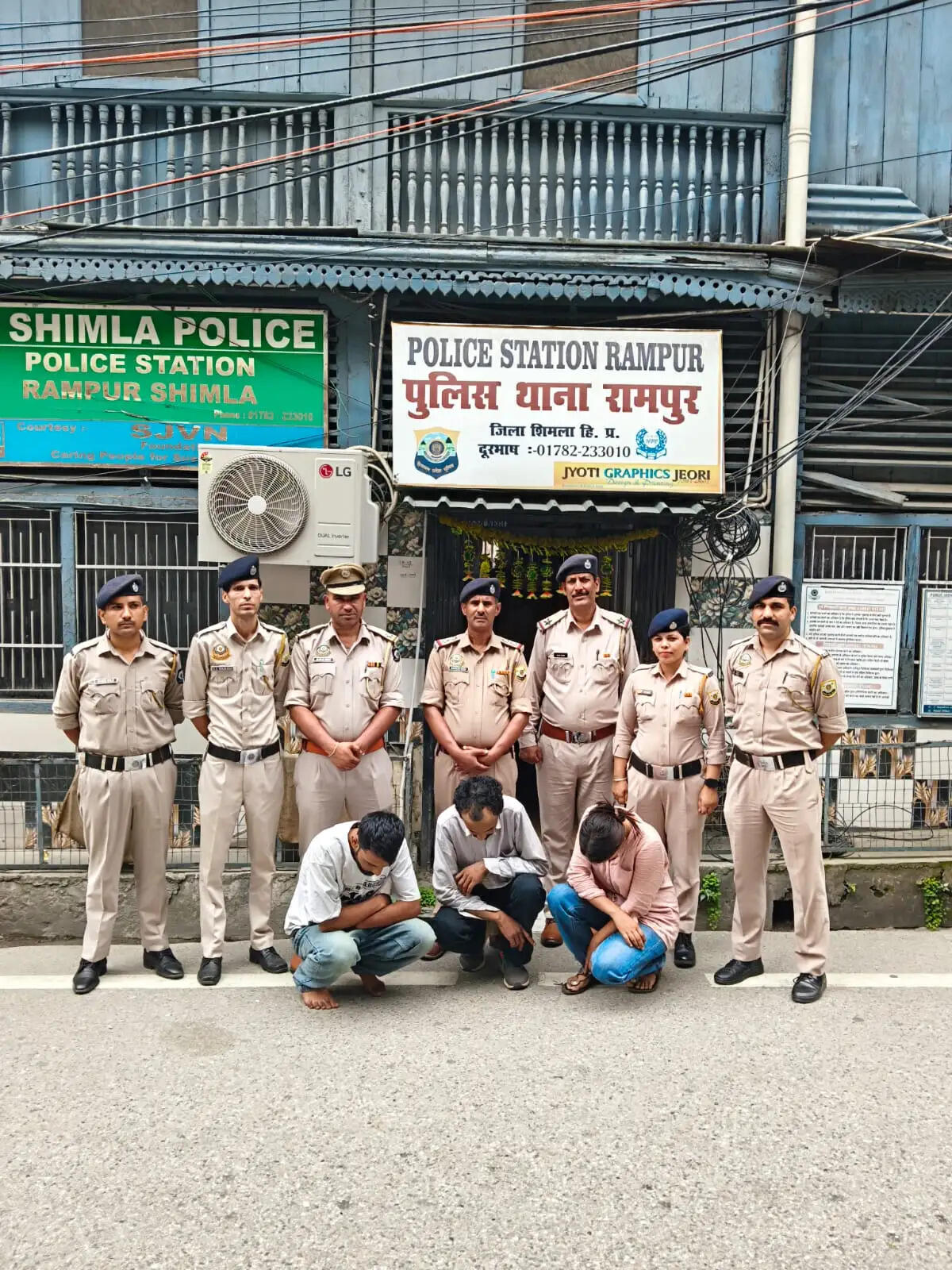 शिमला और रामपुर में 15 ग्राम चिट्टा बरामद, छह लोग गिरफ्तार