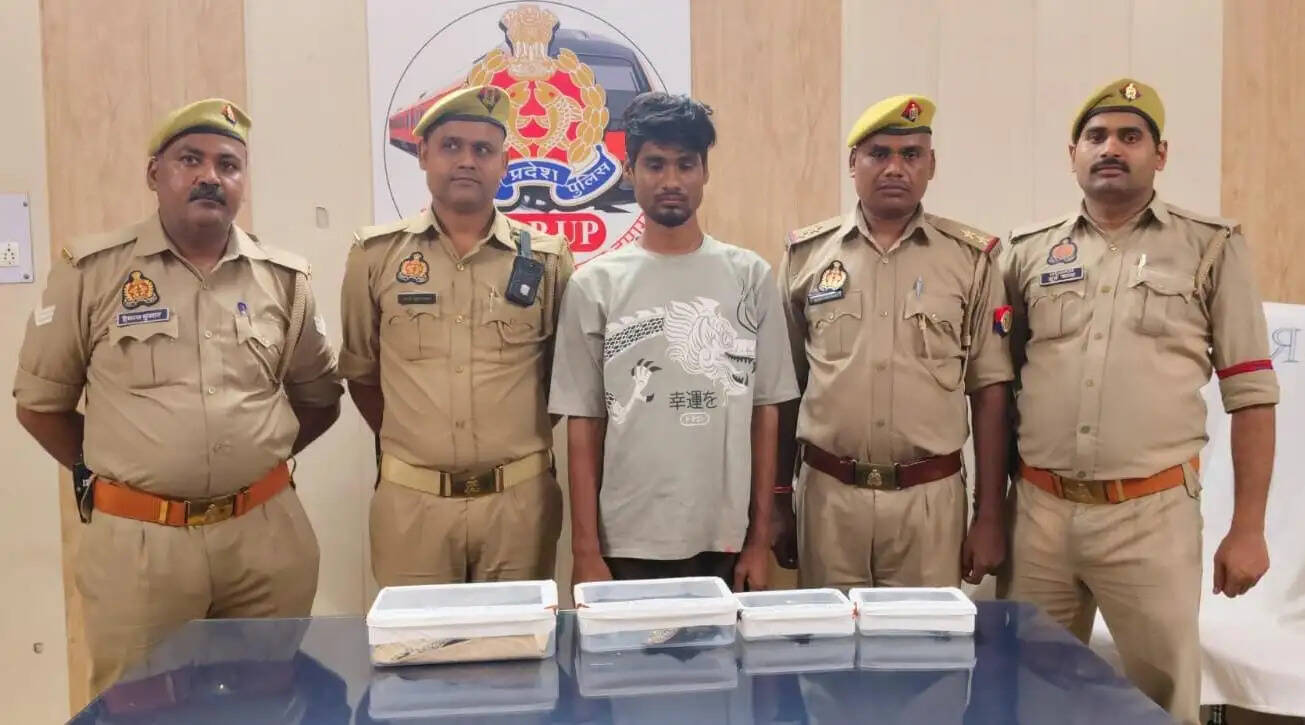 कानपुर : मंदिर से चार मुकुट चोरी करने वाला आरोपित गिरफ्तार