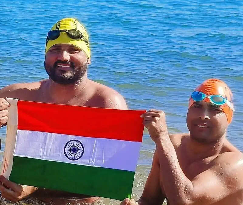 मप्र के पैरा तैराक सतेंद्र सिंह लोहिया ने रचा इतिहास, तीसरी बार सफलतापूर्वक पार की इंग्लिश चैनल