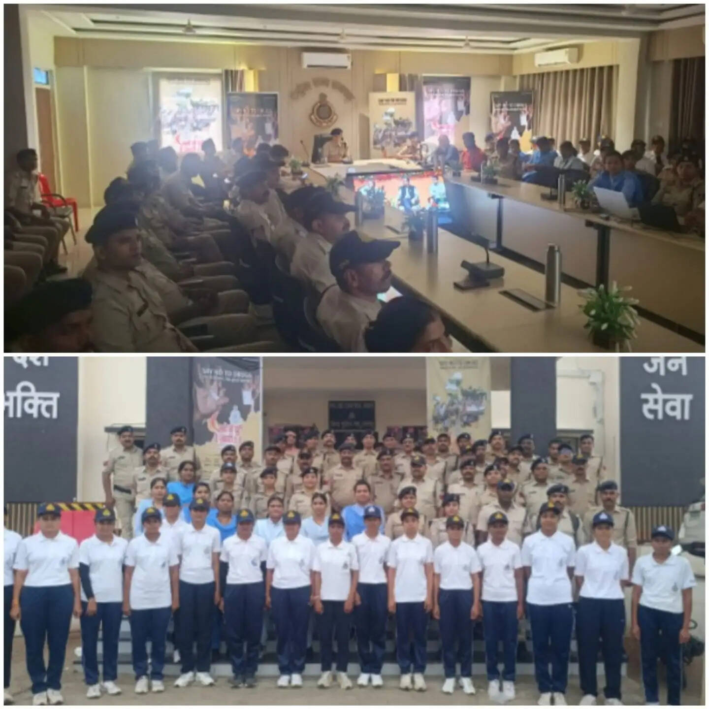 राजगढ़ः नशे से दूरी है जरूरी 2.0 अभियान शुरू,पुलिस ने ली नशामुक्त समाज बनाने की शपथ