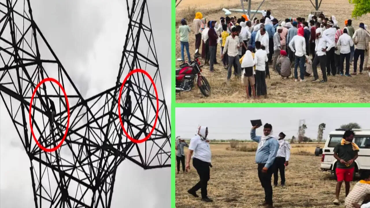 सागर : उल्दन बांध परियोजना को लेकर हाईवोल्टेज ड्रामा, मुआवजे को लेकर मोबाइल टावर पर चढ़े किसान