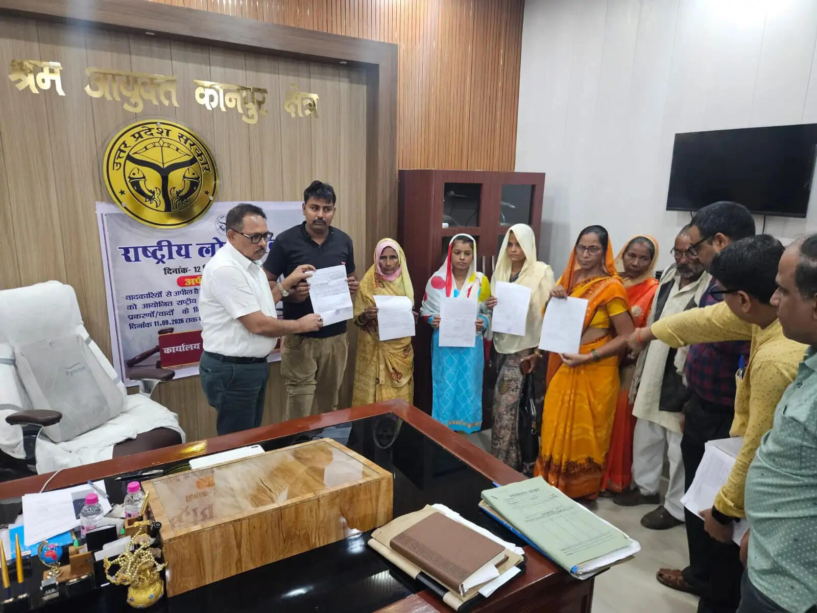 कानपुर: 121 आश्रितों को मिला लाभ, 5.63 करोड़ रुपये से अधिक की धनराशि का निस्तारण