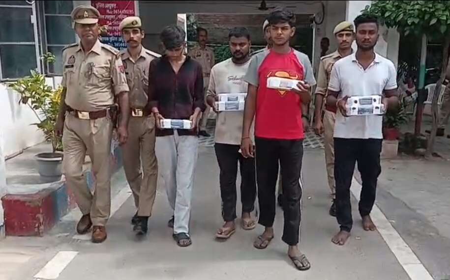 बकरा कारोबारी लूट में चार और गिरफ्तार, 1.29 लाख रुपये बरामद