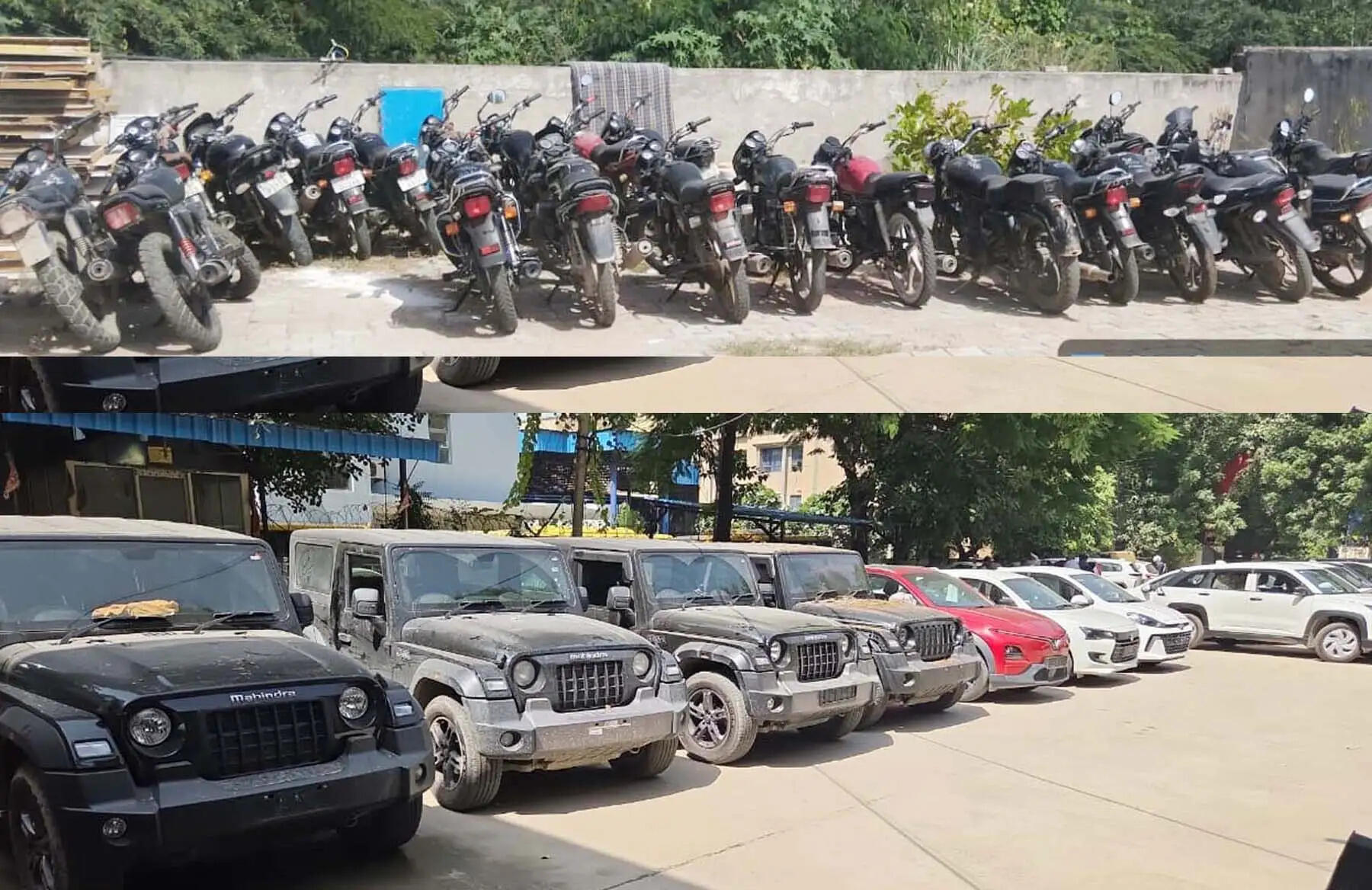 गुरुग्राम पुलिस ने दो सप्ताह में बिना नंबर प्लेट वाले 1028 वाहन किए जब्त