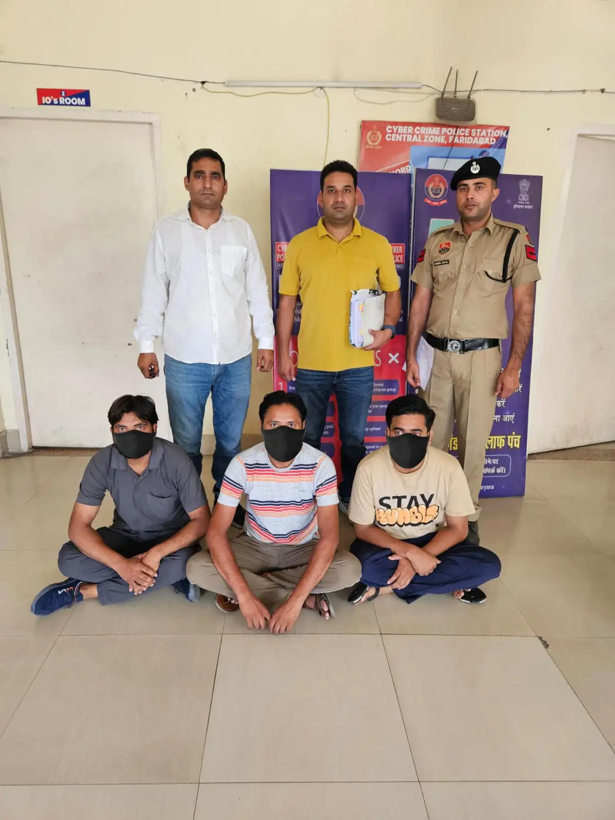फरीदाबाद : शेयर मार्केट में निवेश के नाम पर 72 लाख की ठगी, तीन गिरफ्तार
