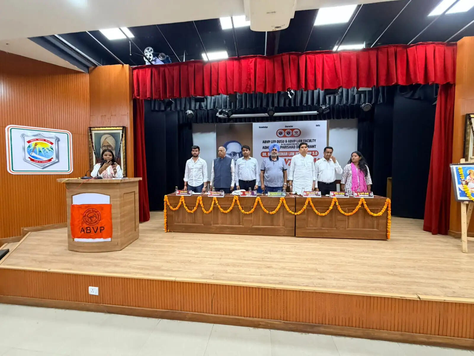अभाविप नीत डूसू एवं अधिवक्ता परिषद दिल्ली प्रांत के तत्वाधान में डॉ बी आर अम्बेडकर इंटर्नशिप 5.0 का हुआ आगाज