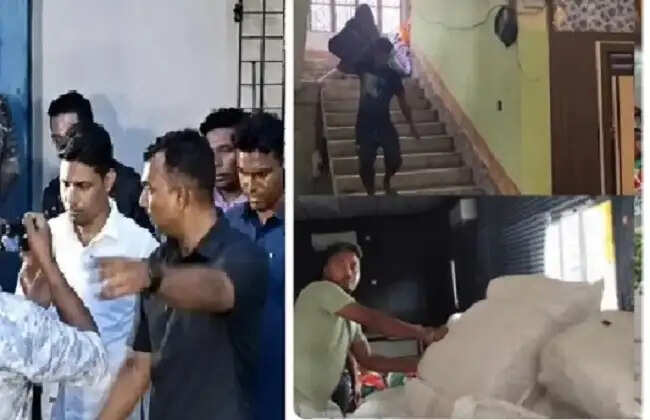 ‘पुष्पा’ की गिरफ्तारी के बाद फलता में तृणमूल कार्यालय में तोड़फोड़, शराब की बोतलें और दस्तावेज मिलने का दावा