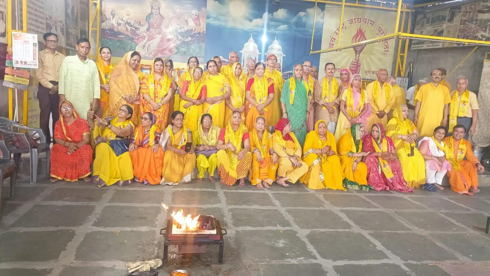 चालीस दिवसीय गायत्री अनुष्ठान की पूर्णाहुति: चालीस लाख महामंत्रों का हुआ जप