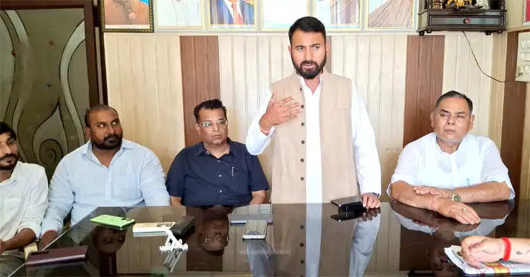 गूंज कार्यक्रम की तैयारियों में जुटी युवा कांग्रेस