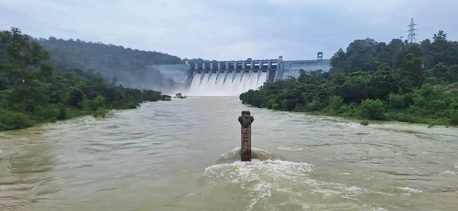 बांगो बांध का जलस्तर 358.29 मीटर पर स्थिर, पिछले 24 घंटे में 21 सेमी घटा