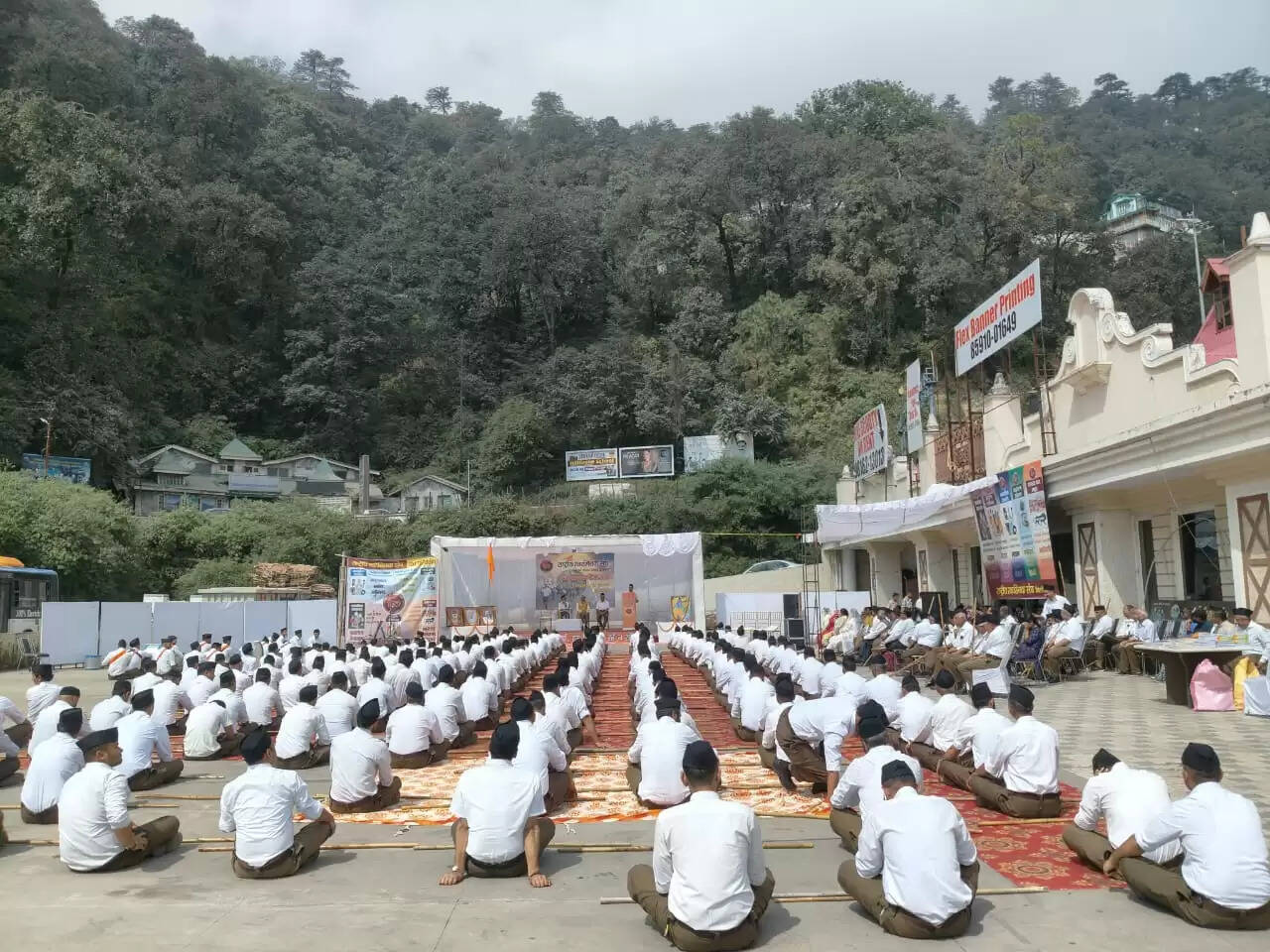 संघ शताब्दी वर्ष और विजयदशमी पर शिमला में हुआ भव्य पथ संचलन