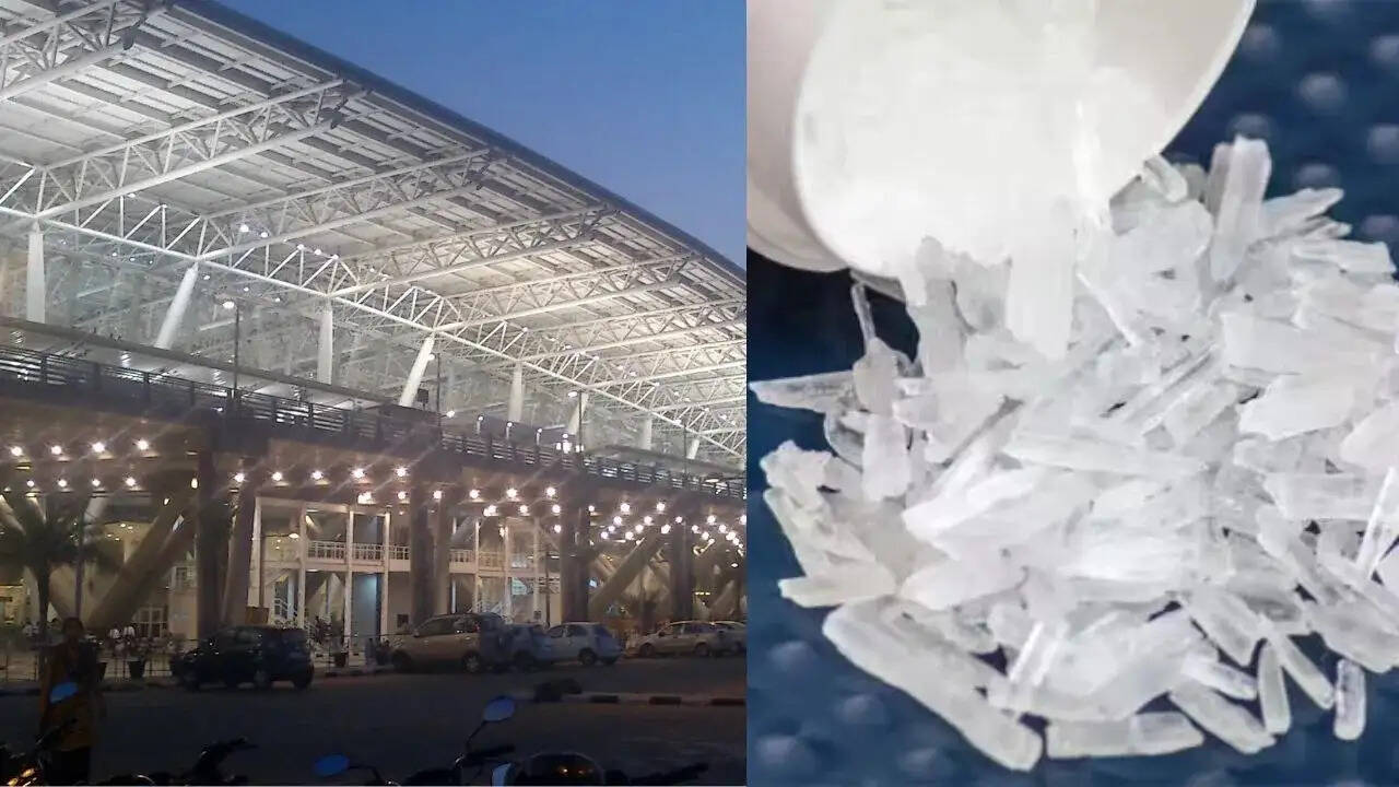 चेन्नई एयरपोर्ट पर करीब 5 करोड़ रुपये की क्रिस्टल मेथ बरामद,तस्कर पार्सल छोड़कर फरार