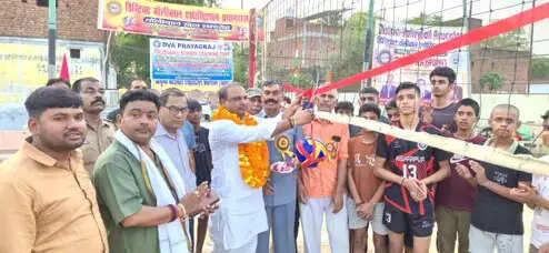 ग्रीष्मकालीन वॉलीबाल प्रशिक्षण शिविर का हुआ शुभारम्भ