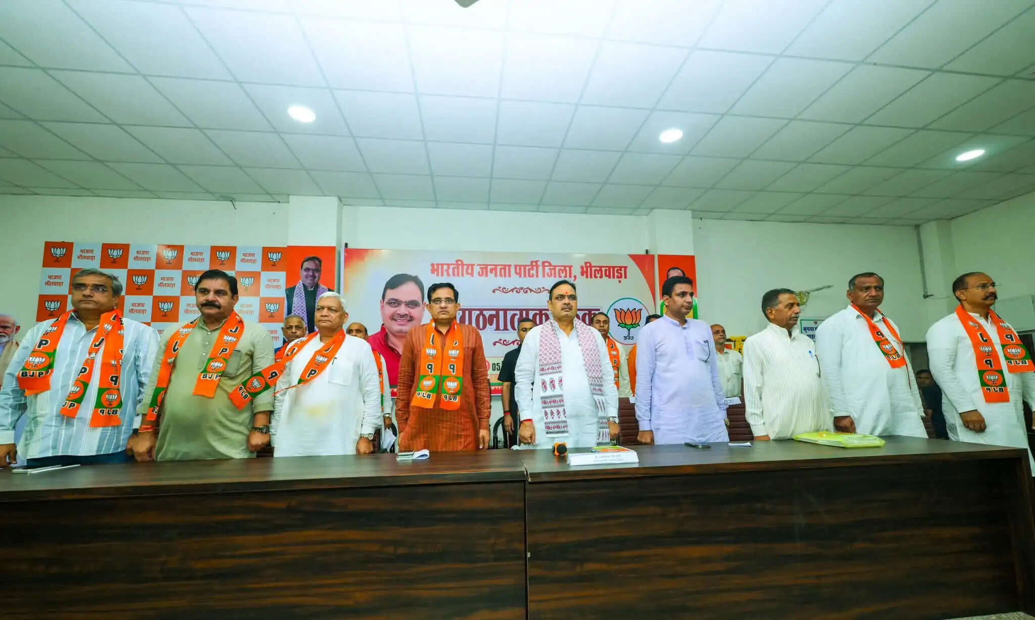 निकाय चुनाव में भाजपा का ‘ट्रिपल इंजन’ दांव, भीलवाड़ा में सीएम भजनलाल ने कार्यकर्ताओं को दिया जीत का मंत्र