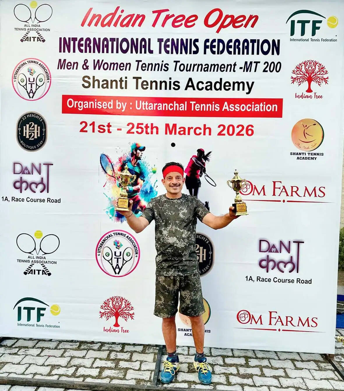 हिसार के योगेश कोहली ने सीनियर टेनिस अंतर्राष्ट्रीय प्रतियोगिता में चार टाइटल और अपने नाम किए