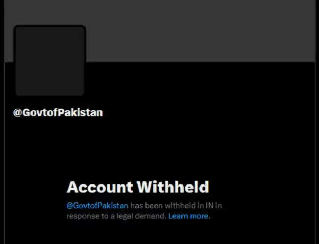 पाकिस्तान सरकार का आधिकारिक एक्स अकाउंट भारत में ब्लॉक