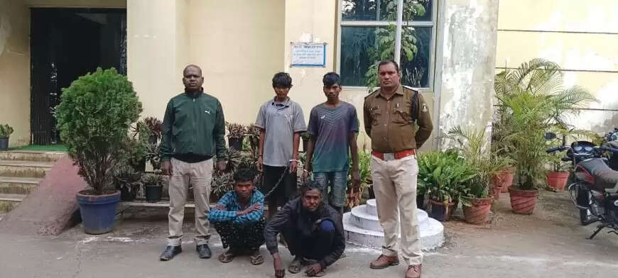 जानलेवा करंट बिछाकर शिकार करने से हुई दो व्यक्तियों की मौत, एक नाबालिग सहित पांच आरोपित गिरफ्तार