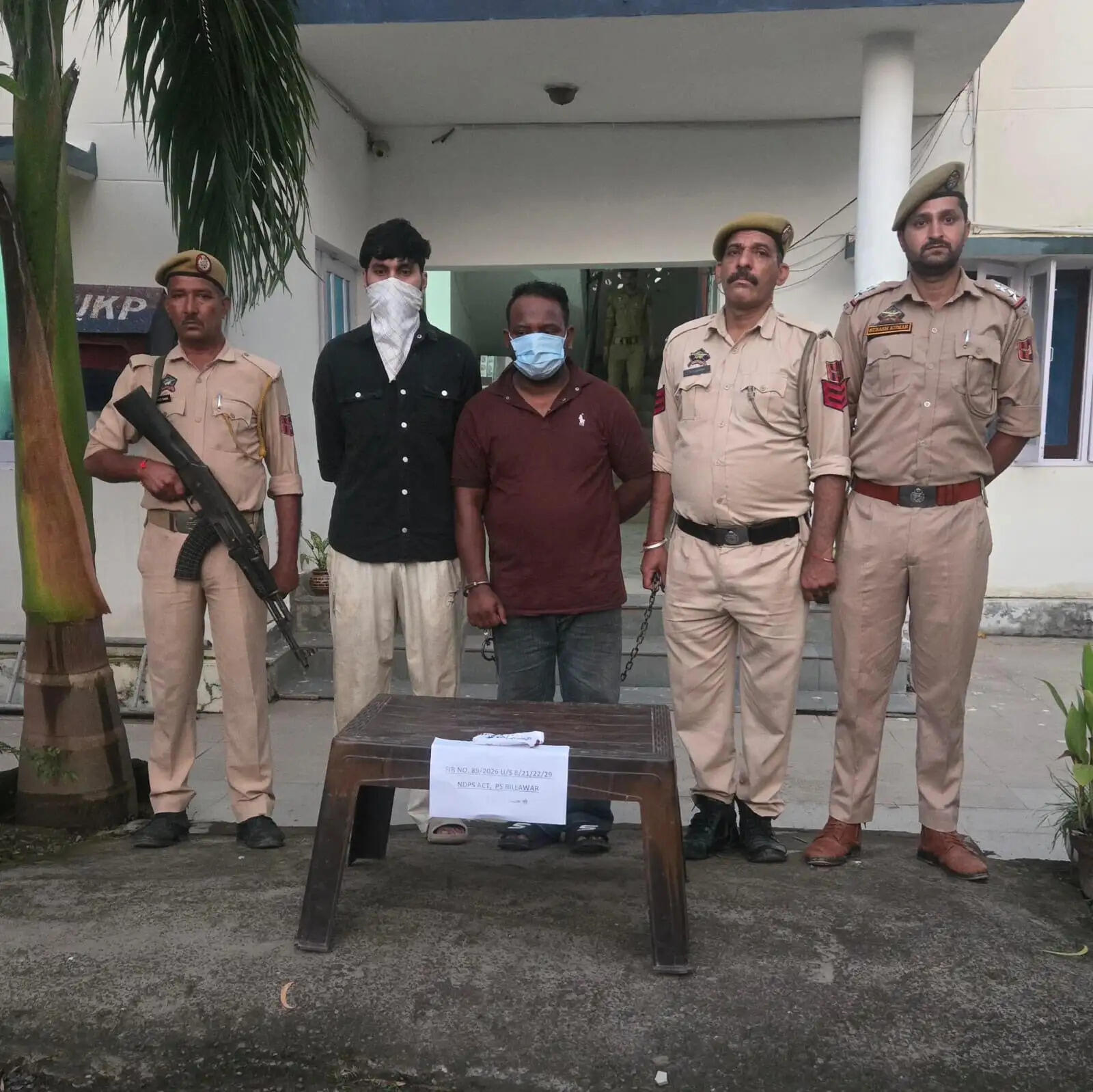 बिलावर नशा तस्करी मामले में दो अंतरराज्यीय सप्लायर गिरफ्तार, 80 ग्राम हेरोइन बरामद