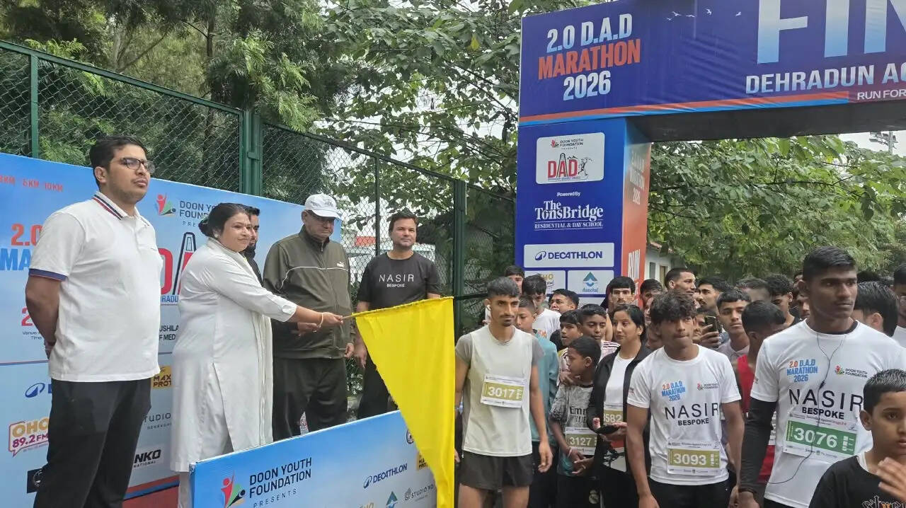 देहरादून में ड्रग्स के खिलाफ मैराथन, मंत्री गणेश जोशी ने किया फ्लैग ऑफ