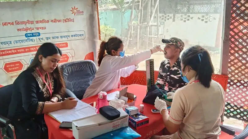 प्रथम वाहिनी एसएसबी की “जी” समवाय में स्वास्थ्य शिविर आयोजित